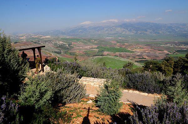 A view from the Benaya Overlook. Photograph: KKL-JNF Photo Archive