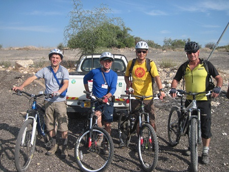 A delegation from Kyrgyzstan learnt from KKL-JNF how to create a network of bicycle paths. Photo: KKL-JNF Archive.
A delegation from Kyrgyzstan learnt from KKL-JNF how to create a network of bicycle paths. Photo: KKL-JNF Archive.
A delegation from Kyrgy