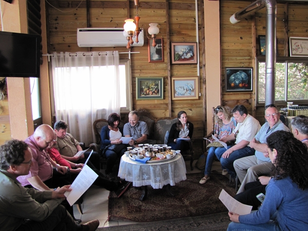 Singing Arik Einsteins 'You and I' song together. Photo by KKL-JNF