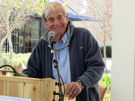 Israeli Actor Haim Topol, who is also the Chairman of the Jordan River Village Administrative Board. Photo: Tania Susskind
