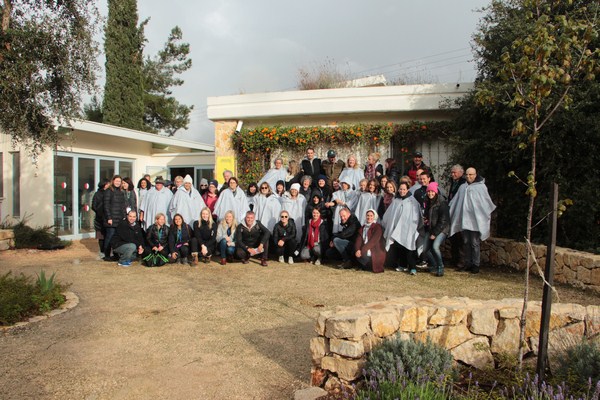 Group photo at Australia Park, Misgav. Photo: Yoav Devir