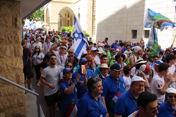 March of the Living in Jerusalem. Photo: Yoav Devir