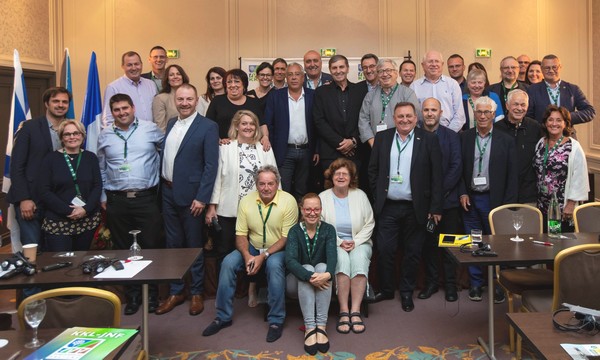 KKL-JNF representatives and officials from Europe and Israel at the European Leadership Conference 2019 in Paris. Photo: KKL-JNF