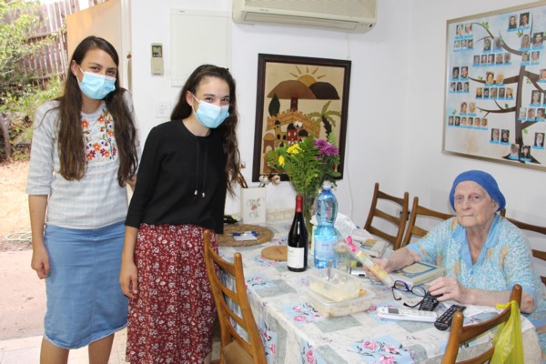 “...Every small act of kindness touches the heart and is particularly appreciated.” Tsipora Kolet, Beit El local resident.