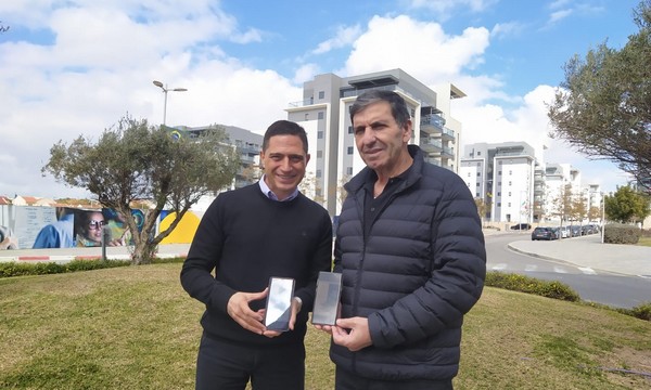 L-R: Beersheba Mayor Ruvik Danilovich and KKL-JNF World Chairman Daniel Atar. Photo: Yossi Ifergan, KKL-JNF Spokespersons