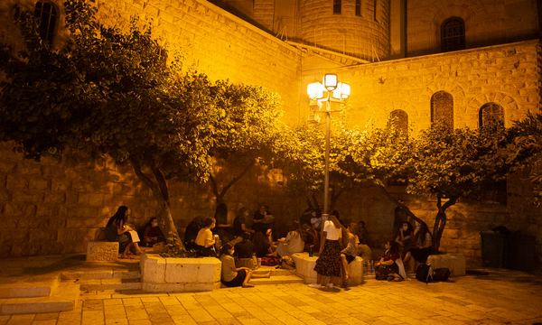 Near King Davids tomb. (Photo: Yoni Sheffer, KKL-JNF Photo Archive)