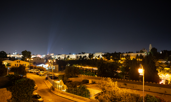 The breathtaking view of Jerusalem at night. (Photo: Yoni Sheffer, KKL-JNF Photo Archive)