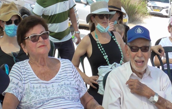 Myra and Harold (Smokey) Simon. (Photo: Tali Balilius, KKL-JNF Photo Archive)
