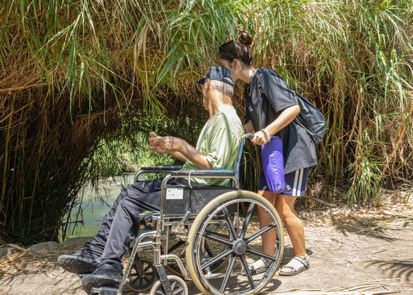 An accessible outing at Jordan Park. Photo: Bonnie Scheinman