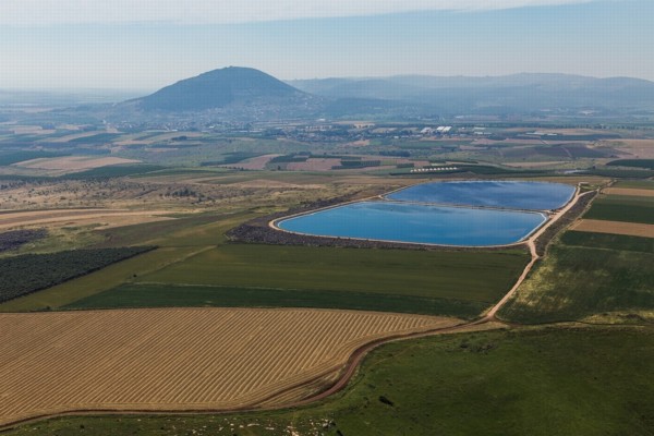 The Sharona Reservoir. (Photo: Albatross, KKL-JNF Photo Archive)