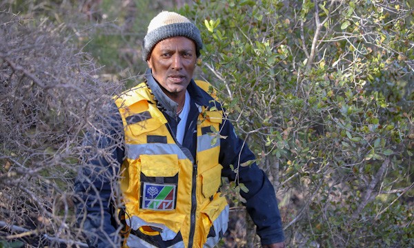 Personal safety gear is vital in making a difficult job safer. (Photo: Eyal Eliyahu, KKL-JNF Photo Archive)