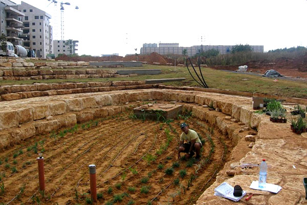 The Kfar Biofilter. Photograph: Yoav Sfahi