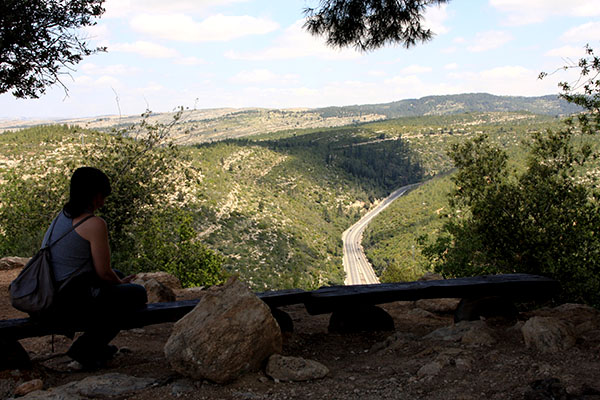 Mishlat 16 Command Post lookout in the Jerusalem Mountains. Photo: KKL-JNF Photo Archive