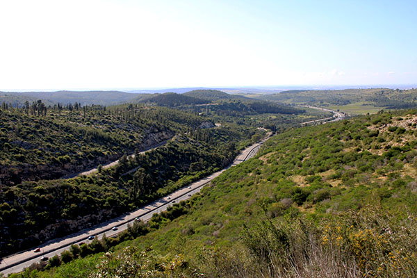 Mishlat 7 Command Post lookout in the Jerusalem Mountains. Photo: KKL-JNF Photo Archive