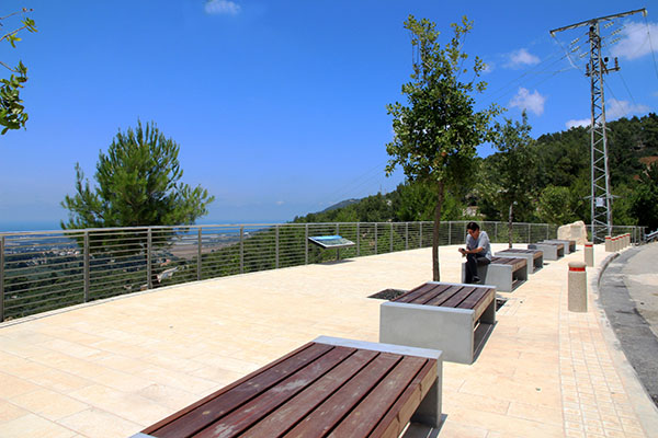 Shavit Observation Point. Photo: KKL-JNF Archive