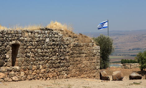 Horvat Yarda, the southern wall. Photo: Yaakov Shkolnik