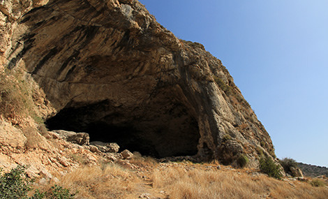 Samson’s Cave. Photo: Yaakov Skolnik