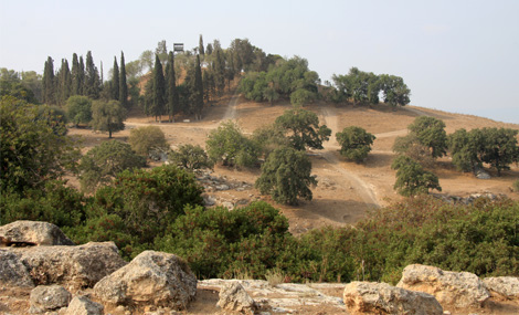 Tel Shimron. Photo: Yaakov Skolnik, KKL-JNF Photo Archive