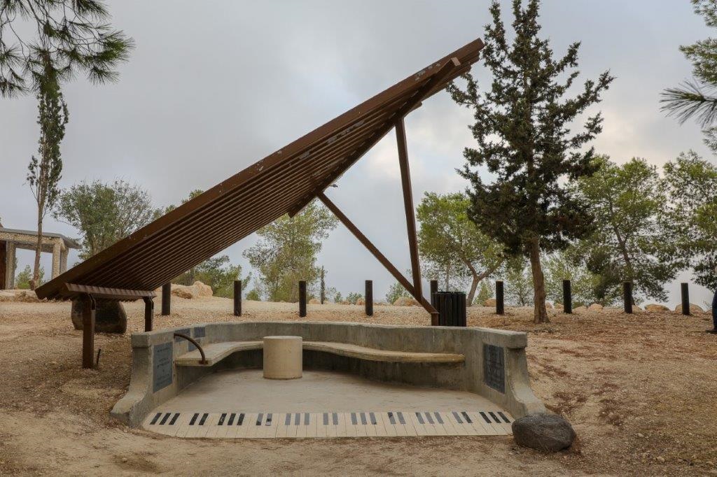 The Noam Rosenthal Lookout. Photograph: Musa Hasson, Meitar Forest Trustee