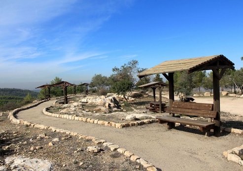 The Luki scenic lookout. Photograph: Yaakov Shkolnik