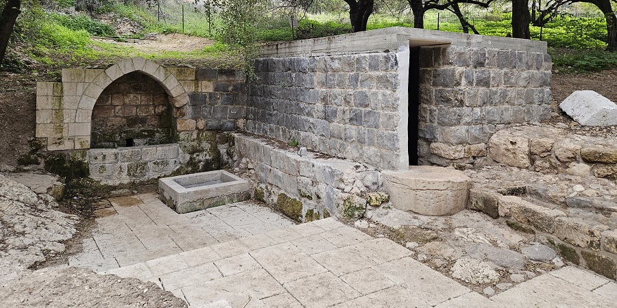 The spring house after the conservation