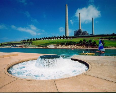 Hadera River power station. Photo: KKL-JNF Archive.