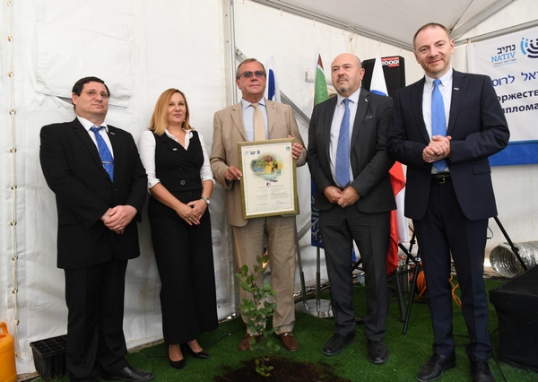 Russia and Israel celebrate 30 years of friendship in Tzora Forest. Photo: Yossi Zeliger, KKL-JNF Spokesperson Unit