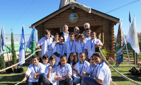 A green open classroom inaugurated in the Galilee town of Shfaram. Photo by Tania Susskind
