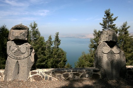 A view of the Kinneret from the forest. Photo: KKL-JNF Photo Archive