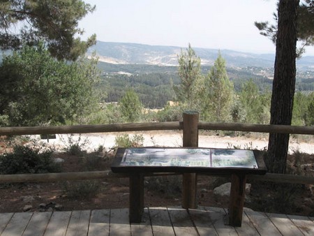 Yitzhak Rabin Park lookout. Photo: KKL-JNF Photo Archive